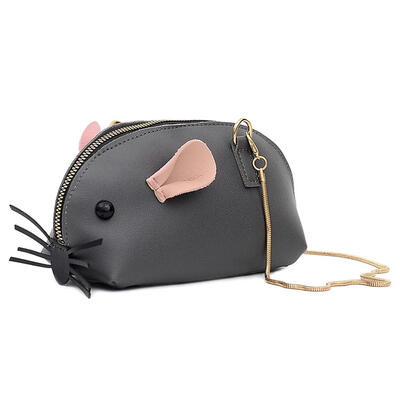 

Cartoon Mouse Leather Cute Crossbody Phone Bag Women Chain Shoulder Bags