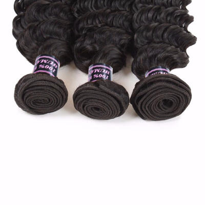 

Deep Wave Brazilian Hair Weave Bundle1 Piece Non Remy Hair Weaving 100 Human Hair Extensions