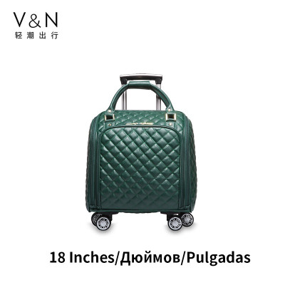 

Business luggage trolley case Korean portable small trolley bag boarding bag light luggage suitcase 16 inch