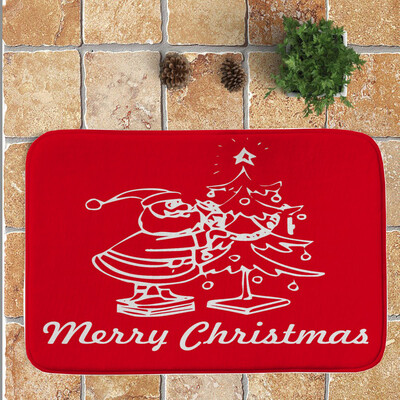 

〖Follure〗Merry Christmas Welcome Doormats Indoor Home Carpets Decor 40x60CM