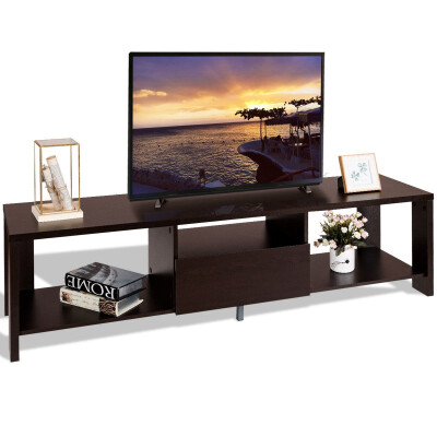 

Media Entertainment Console TV Cabinet Stand w Drawer