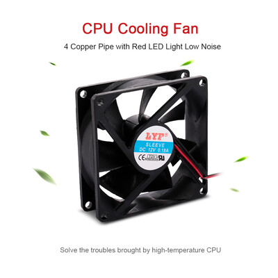 

4 pin Computer Case Cooling Fan Cooler PC Case Fast Heat Dissipation Low Noise 12cm