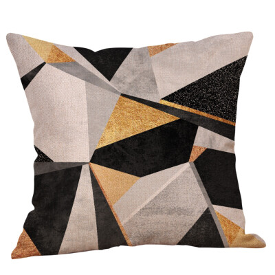 

〖Follure〗Geometric Printed Cotton Linen Throw Pillow Cases Sofa Cushion Cover Home Decor