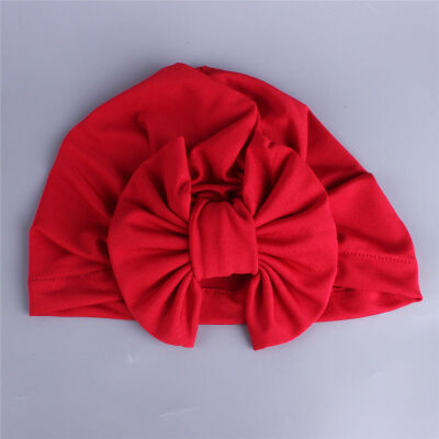 

Baby Girls Boys Soft Bow Turban Hat Toddler Kids Head Wrap Hijab Headband Cap