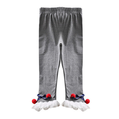 

Baby Leggings Girl Cotton Knitted Baby Pants Skinny Baby Girl Leggings Ankle-length Striped Warmer Kids Pants Spring Autumn
