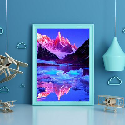 

Gobestart 5D DIY Diamond Painting Embroidery Round Diamond Home Decor Gift