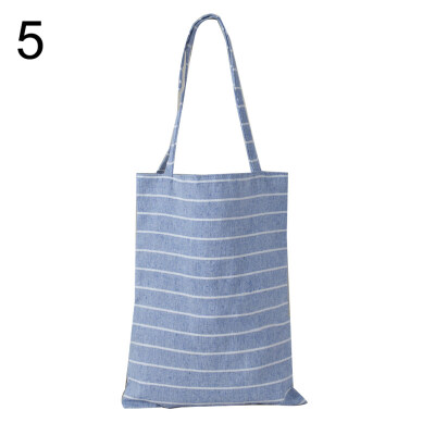 

Casual Women Stripe Large Capacity Crossbody Shoulder Bag Shopping Tote Pouch