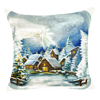 

〖Follure〗Christmas Pillow Cover Decor Pillow Case Sofa Waist Throw Cushion Cover