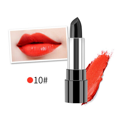 

Matte Color Change Lipstick Soy lecithin Black temperature Change Red Lip Stick Lips Balm Moisturizing Makeup Lips Care