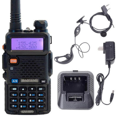 

UV-5R Baofeng Dual Brand Two-way Radio with Earpiece & Charger