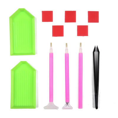 

2018 hot sell Handmade Diamond Painting Tools Set Accessories DIY Diamond Painting Cross Stitch Embroidery Pen Tools