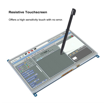 

Greensen 101in Full-view Touch Screen 1024600 HDMI Display Monitor Touch Screen for Raspberry Pi