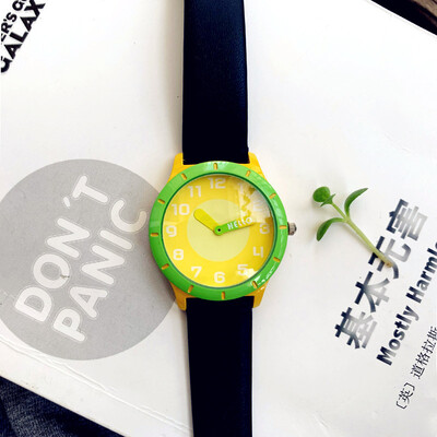 

Enmex Creative Design of Color geometric patterns colorful Girls watches&watches during the Translation of Holiday gifts