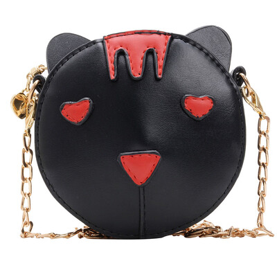 

Tailored Cute Kitten Shoulder Bag Small Bag Simple Fashion Cartoon Children Messenger Bag