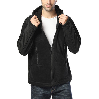 

Mens Winter Warm Fluffy Thicken Hooded Coat Hoodies Padded Jacket Outwear Top