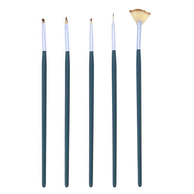 

5pcs 3D Painting Drawing UV Gel DIY Brush Pen Nail Art Decoration Tools Set