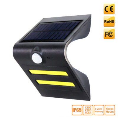 

〖Follure〗Solar COB LED Motion Sensor Light Outdoor Garden Path Street WallLamp Waterproof