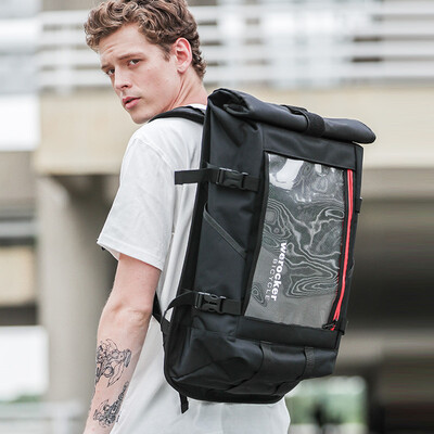 

Shoulder bag mens tide brand street European&American fashion mens backpack large-capacity student bag travel bag travel bag