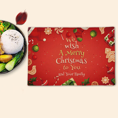 

Tailored Christmas Ddecorations Restaurant Hotel Creative Household Goods Table Mat