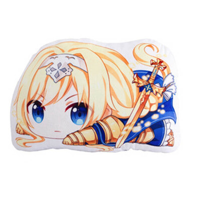 

Sword Art Online Anime Plush Doll Pillow Cute Character Double-sided Expression Printing Pillow Sofa Lumbar Pillow Anime Fans Gift
