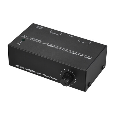 

Audiophile MM Phono Preamp Preamplifier with Level Controls RCA Input & Output Interfaces