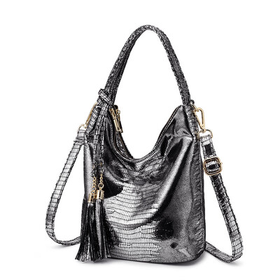 

REALER Shoulder bag Brand messenger crossbody bags for women fashion purses&handbags PU animal prints Hobo bag tote female