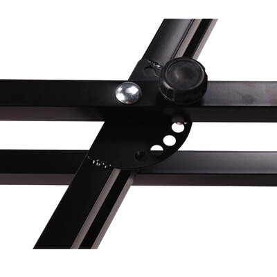 

Black Keyboard Piano "X" Stand Dual Tube Organ Rack Metal Height Adjustable