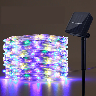 

Gobestart 100 LED String Lights Waterproof Watering Can Light Solar Powered Decorations