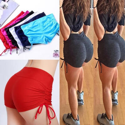 

Womens Summer Swimming Beach Gym Yoga Solid Shorts Ladies Sports Casual Pants