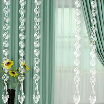 

Gobestart DIY Wedding Decor Diamond Curtain Acrylic Crystal Beaded Curtain
