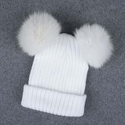 

Braided Crochet Wool Knit Beanie Beret Ski Ball Cap Baggy Womens Winter Warm Hat