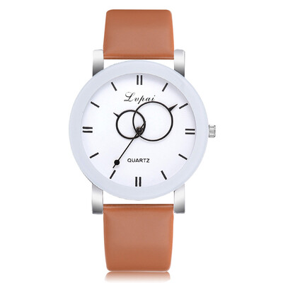 

Top Brand Women Watches Casual Dial Ladies Business Quartz Wristwatch Temperament Leather Strap Clock Dress Reloj Mujer