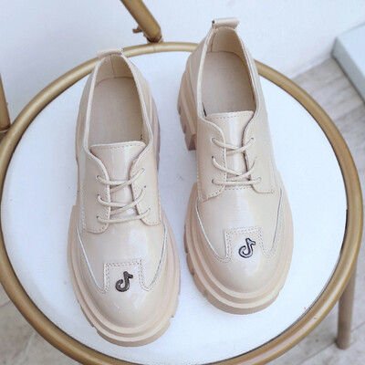 

Shoes womens high heels womens coarse heels small leather shoes womens thick soles spring single shoes