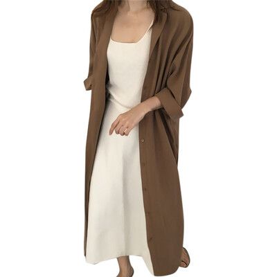 

Toponeto Women Solid Color Open Cape Casual Coat Blouse Jacket Cardigan Coat