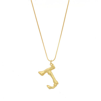 

NeillieN Letter necklace European&American exaggerated fashion necklace 26 capital English letter necklace Pendant torque