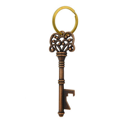 

Portable Key Shape Beer Bottle Opener Vintage Keychain Opener Key Ring Gift