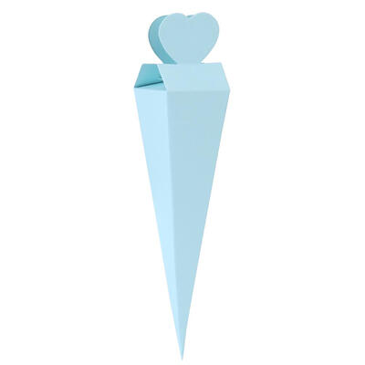 

10pcs Ice-cream Cone Triangle Shape Wedding Candy Box Gift Snack Holder