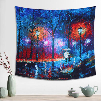 

Geometric stone simulation tapestry Galaxy Hanging Wall Tapestry Hippie Retro Home Decor Yoga Beach Towel