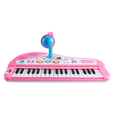 

Tailored 37 Keys Electronic Piano Keyboard With Microphone Children Musical Instrument