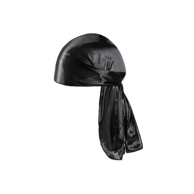 

Kid Pirate Headscarf Long Tail Bandanas Hat Elastic Pure Color Headwrap Cap