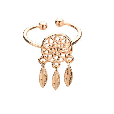 

Gold Accessories Open Dream Ring Hollow Cuff Ring