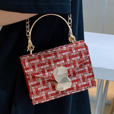

Woven small bag women 2019 new Korean fashion Joker shoulder Messenger bag fashion handbags