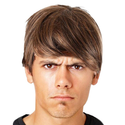 

〖Follure〗Three Colors Optional Fashion Man Short Cruly Mens Wig Party Wig Cool Wig
