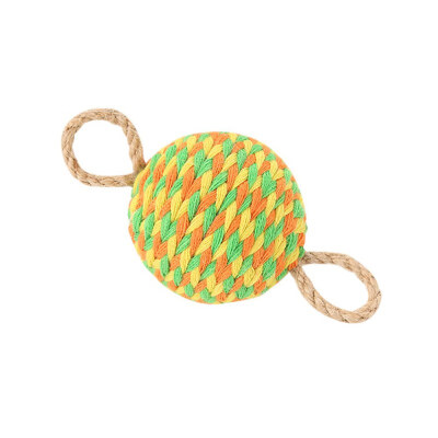 

Cat Pet Cotton Rope Weave Ball Kitten Cat Mouse Interactive Toy With Bell Cat Tease Play Chewing Rattle Scratch Catch Toy