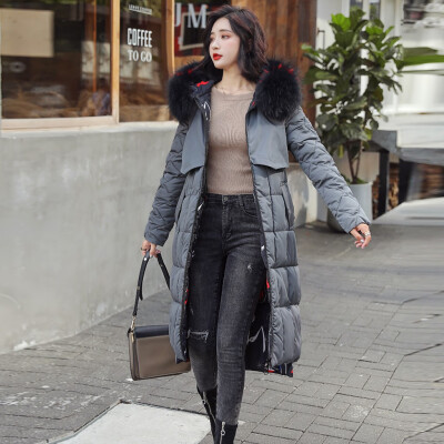 

Tailored Women Faux Fur Long Cotton-padded Jacket Reversible Outerwear Pocket Hooded Coat