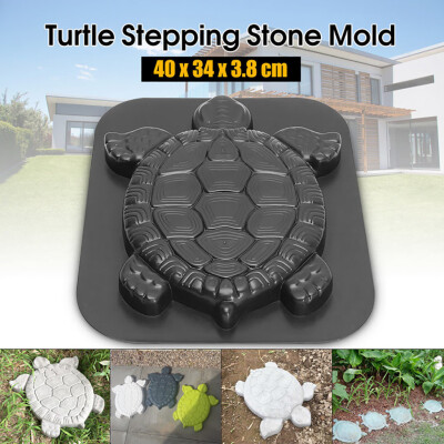 

Gobestart Turtle Stepping Stone Mold Concrete Cement Mould ABS Tortoise Garden Path 44CM