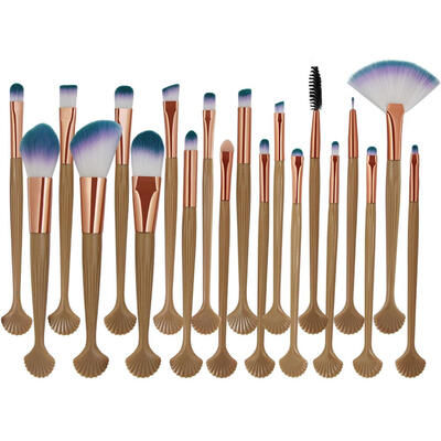 

20pcs 3D Stripe Shell Foundation Eye Shadow Cosmetic Pro Makeup Brushes Kit