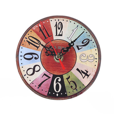 

Gobestart Vintage Style Antique Wood Wall Clock for Home Kitchen Office