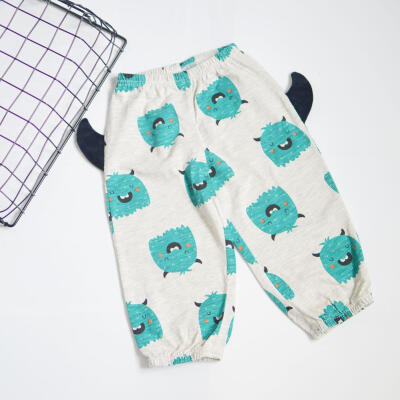 

Toddler Kids Casual Loose Pants Autumn Boys Cartoon Animal Flare Trousers