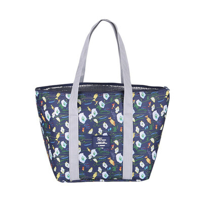 

Portable Lunch Box Bag Folding Heat Preservation Insulation Picnic Pouch Handbag